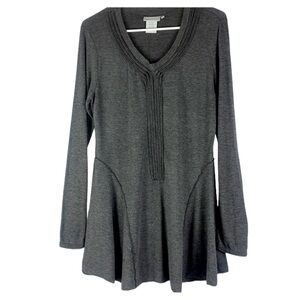 Soft Surroundings midi dress long sleeve fit/flare Sz XS